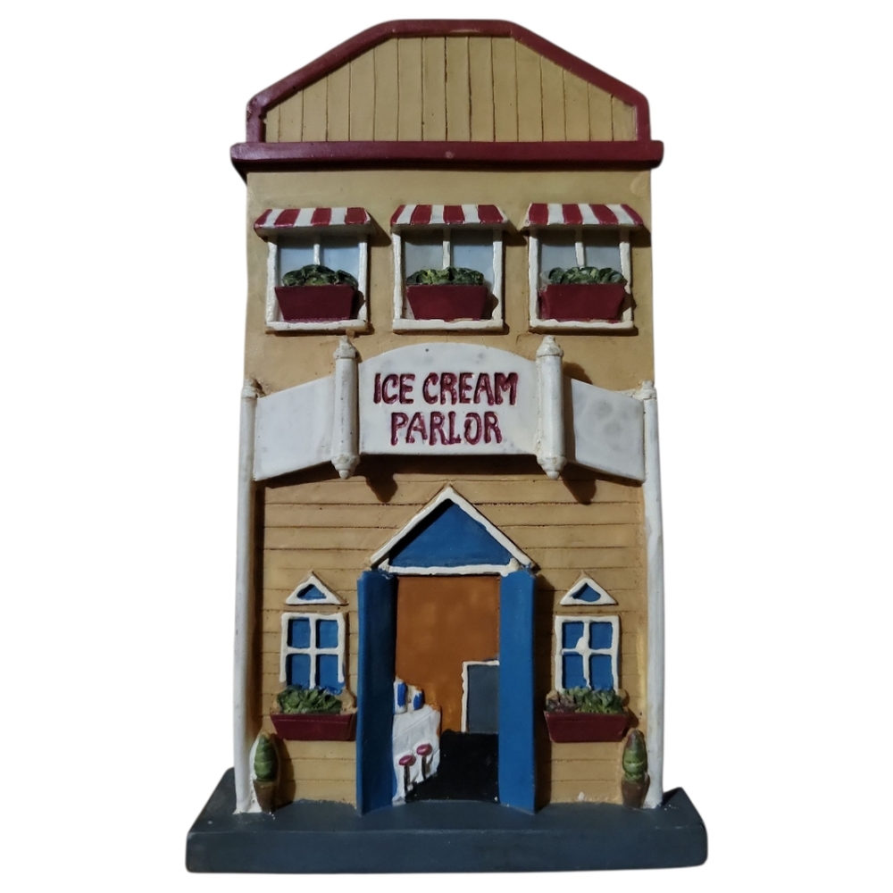 Vtg Greenbrier International ICE CREAM PARLOR Collector’s Series Wall Village